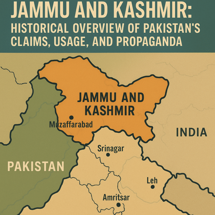 Jammu and Kashmir Pakistan use